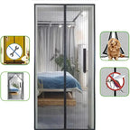 Fly Screen Door Magnet | Self-Closing | Drill-Free Installation | Airlock