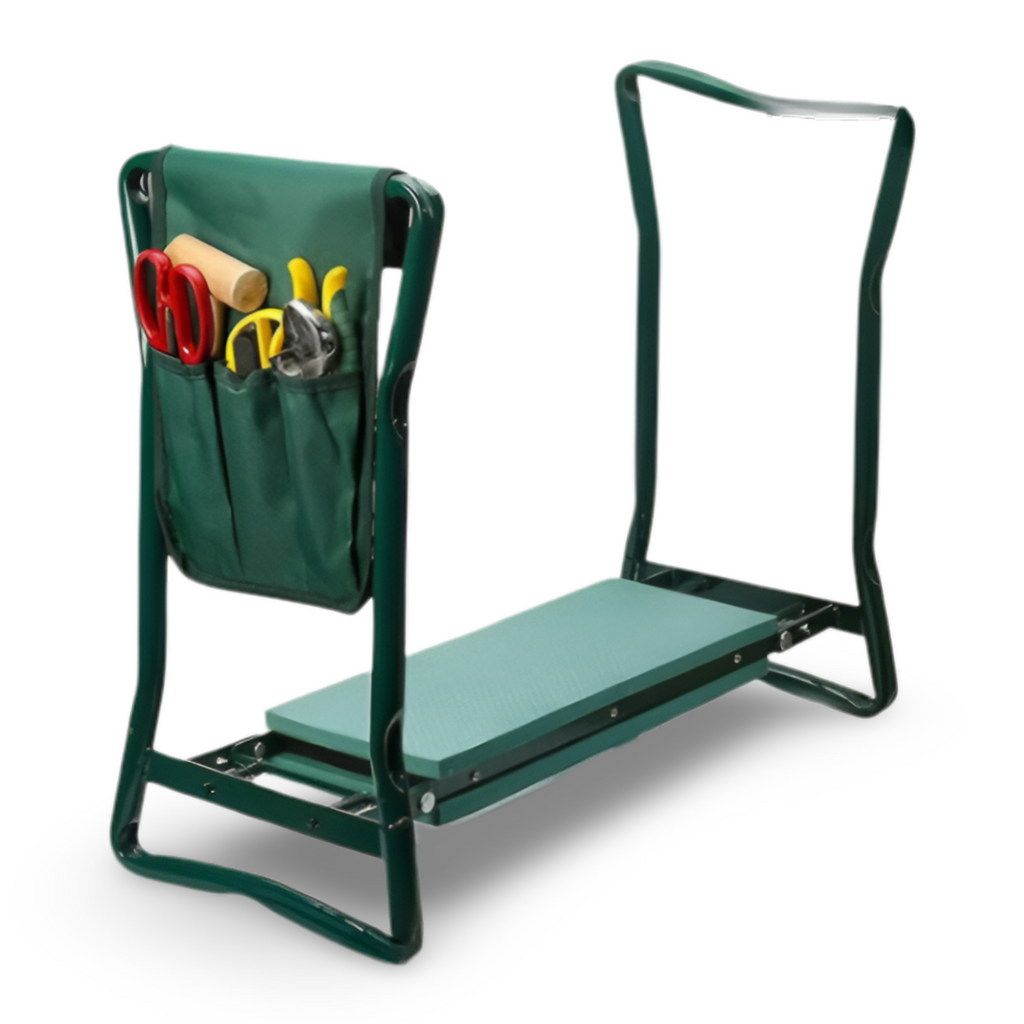 Foldable Garden Kneeling Bench | Knee-Comfortable Gardening | Seat Feature with Handles | BeetBuddy