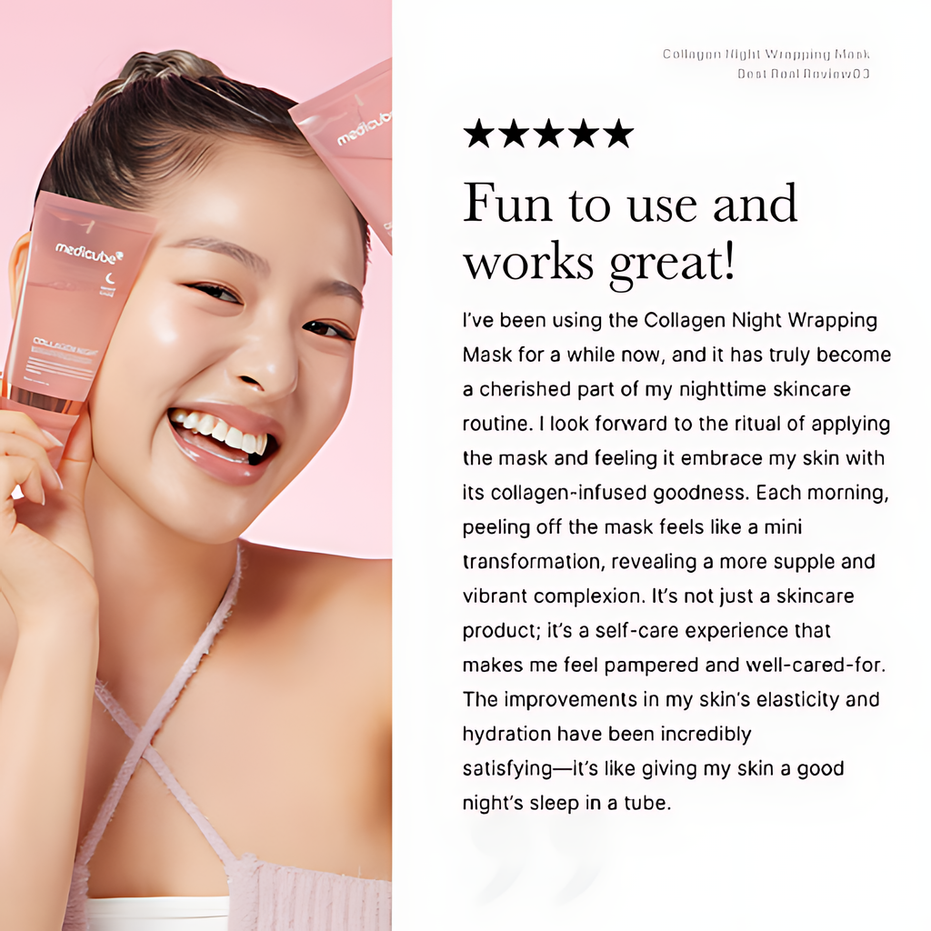Dermaluxe™ Collagen Night Wrap — Wake Up to Firm, Radiant Skin That Turns Heads