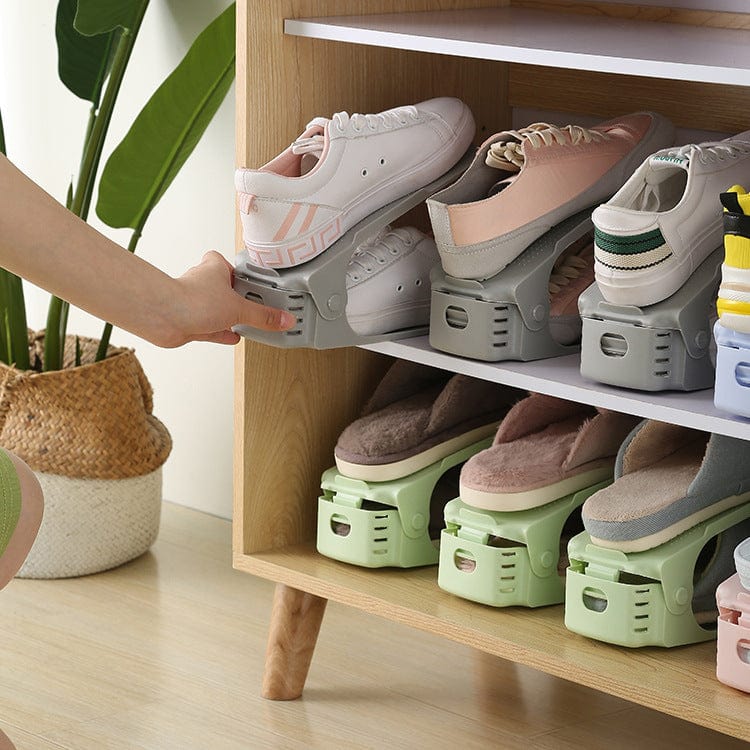 Shoe Organizer | Optimal Space Saving | Adjustable Shoe Stackers | ShoeMate