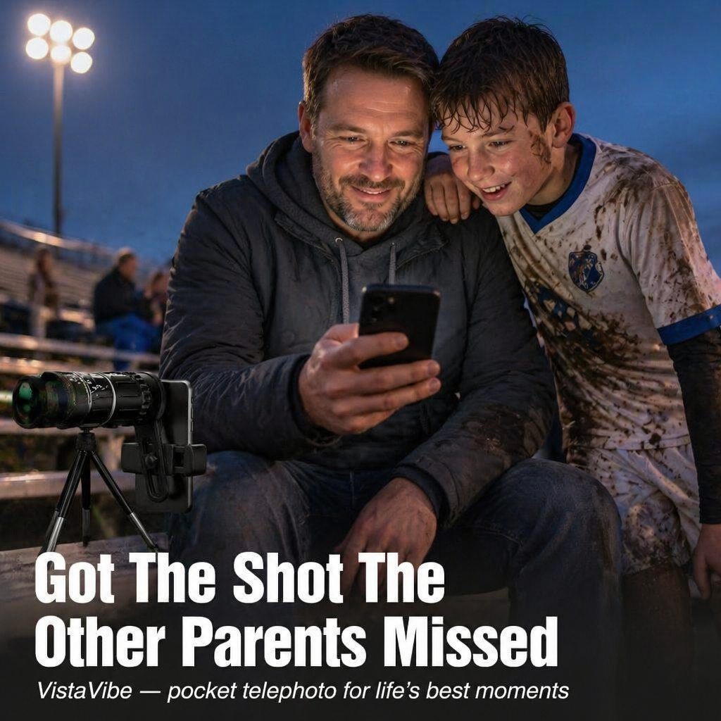 VistaVibe™ — View 16x Closer at Sports, Wildlife, and Concerts Right from Your Pocket