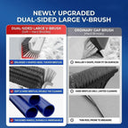 Deep angle scrub brush | Rotating head | Extended handle | DeepReach