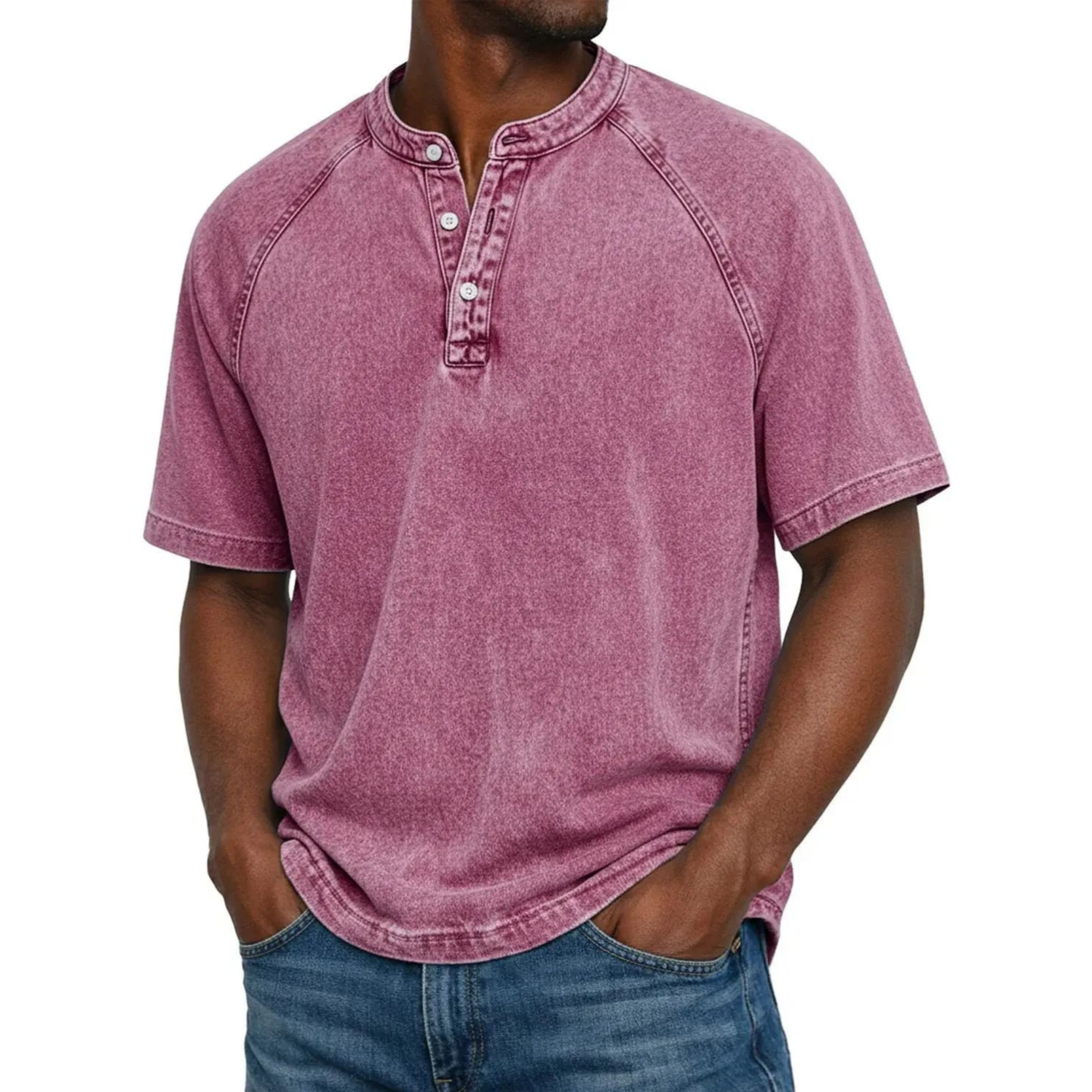 GravitasWear™ Henley — Comfort That Grows Softer, Style That Never Fades