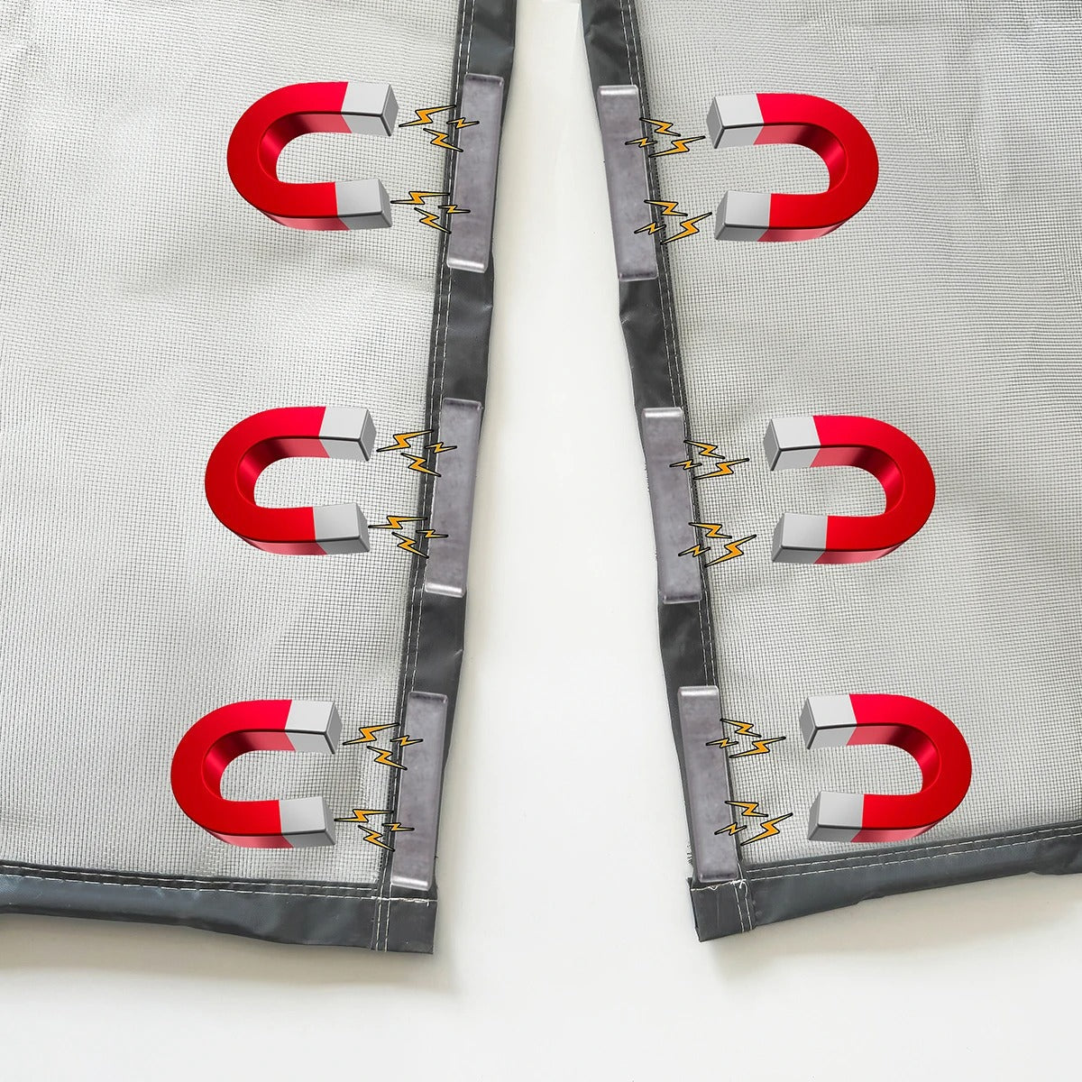 Fly Screen Door Magnet | Self-Closing | Drill-Free Installation | Airlock