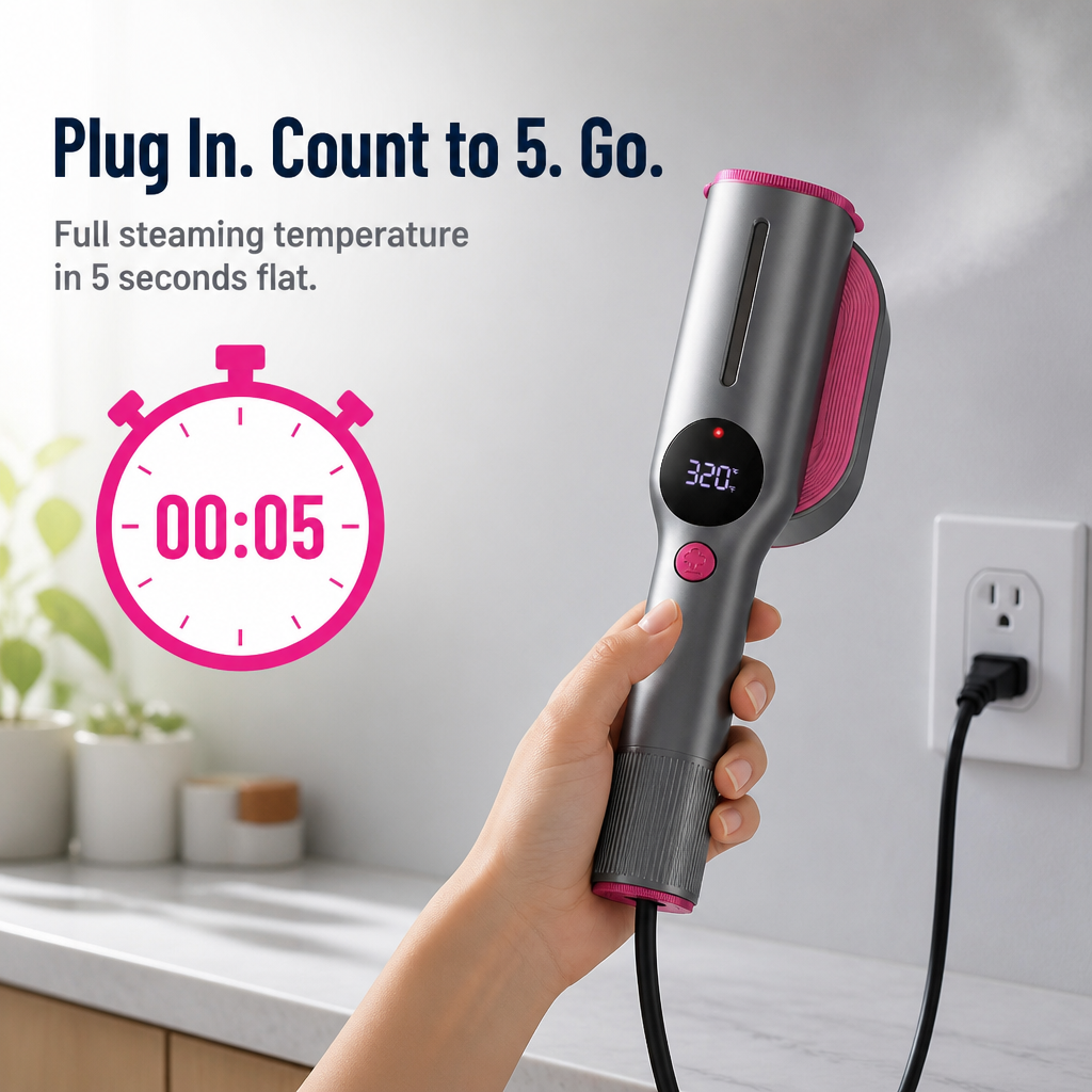 FlashFlow™ — Look Flawless Fast with Effortless, Deep-Steamed Perfection