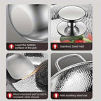 Titanium Wok 30 cm Round Base | Induction | Uncoated & Non-Stick | Forgea