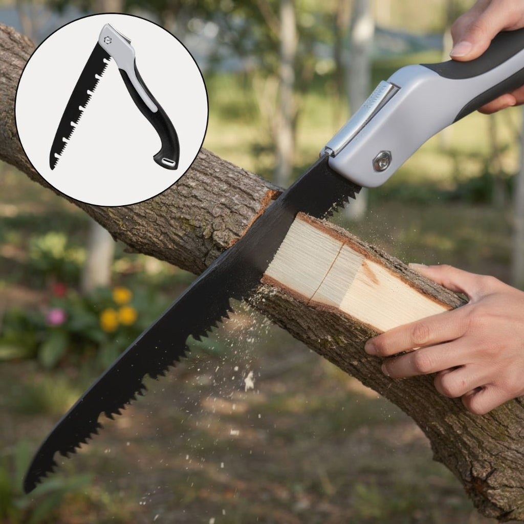 Folding Handsaw | Outdoor Foldable | Accurate Wood Cuts | Waldrix