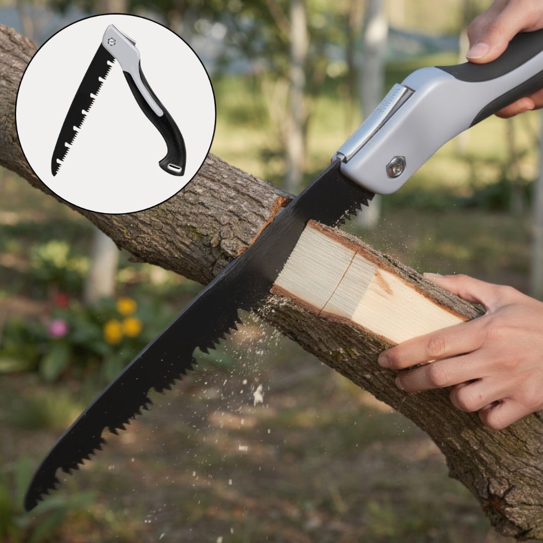 Folding Handsaw | Outdoor Foldable | Accurate Wood Cuts | Waldrix