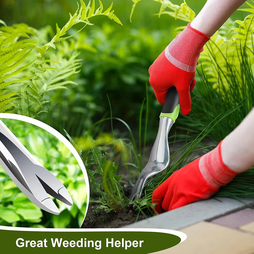 Ergonomic Aluminum Alloy Garden Hand Weeder