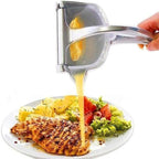 Manual Fruit Press | Stainless Steel Citrus Juicer | Lever Handle with Non-Slip Grip | PureSqueeze