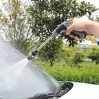 Expandable Garden Hose | High-Pressure Spray Wand | Kink-Proof Braided Jacket | FlexiJet