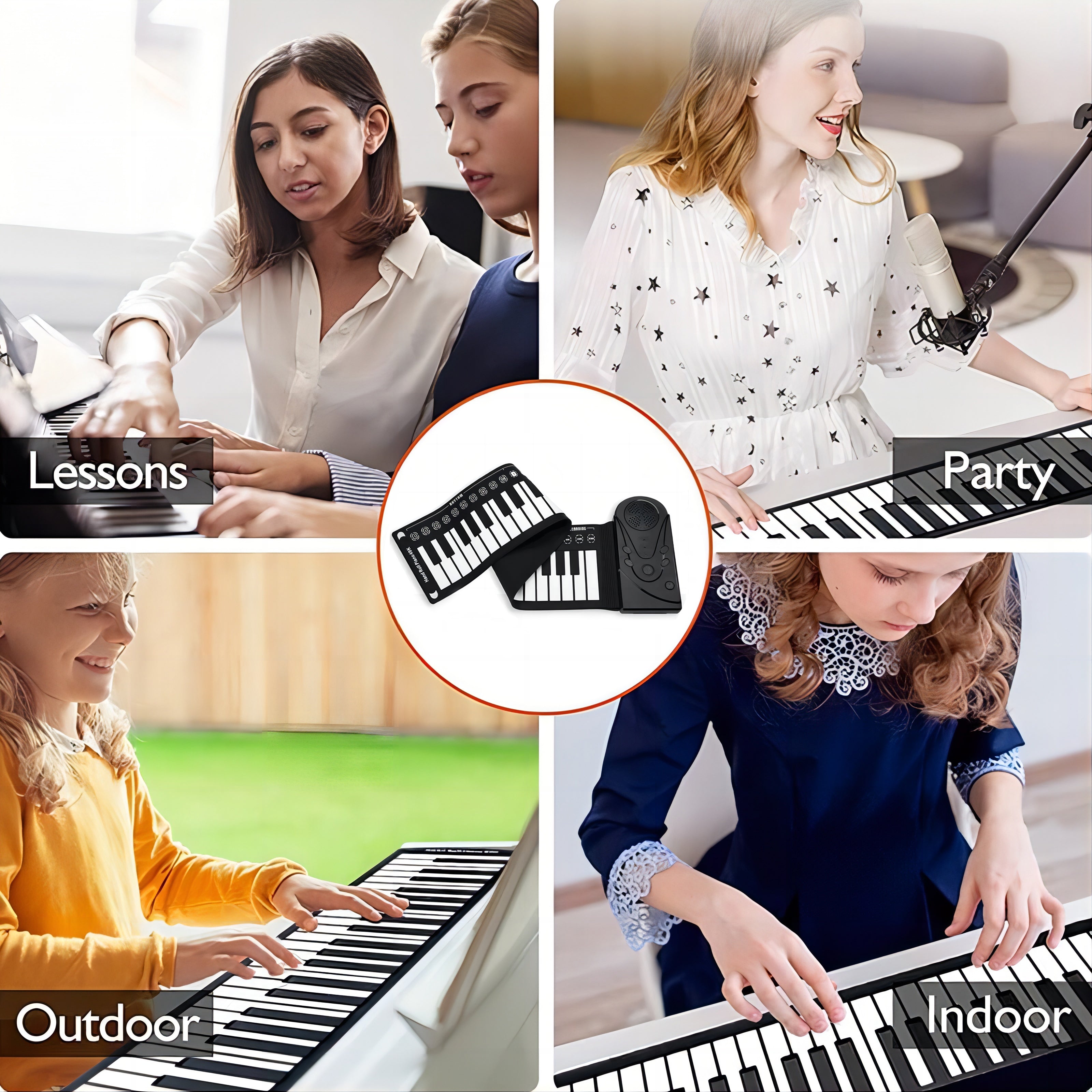 SilkTone™ Roll-Up Piano — Unleash Your Music Everywhere with True Piano Feel and Freedom