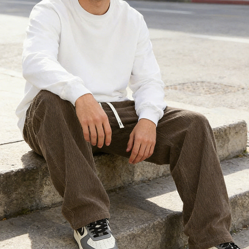 VeloEase™ — Slip into Soft Corduroy That Flows Smooth and Feels Like Sweatpants