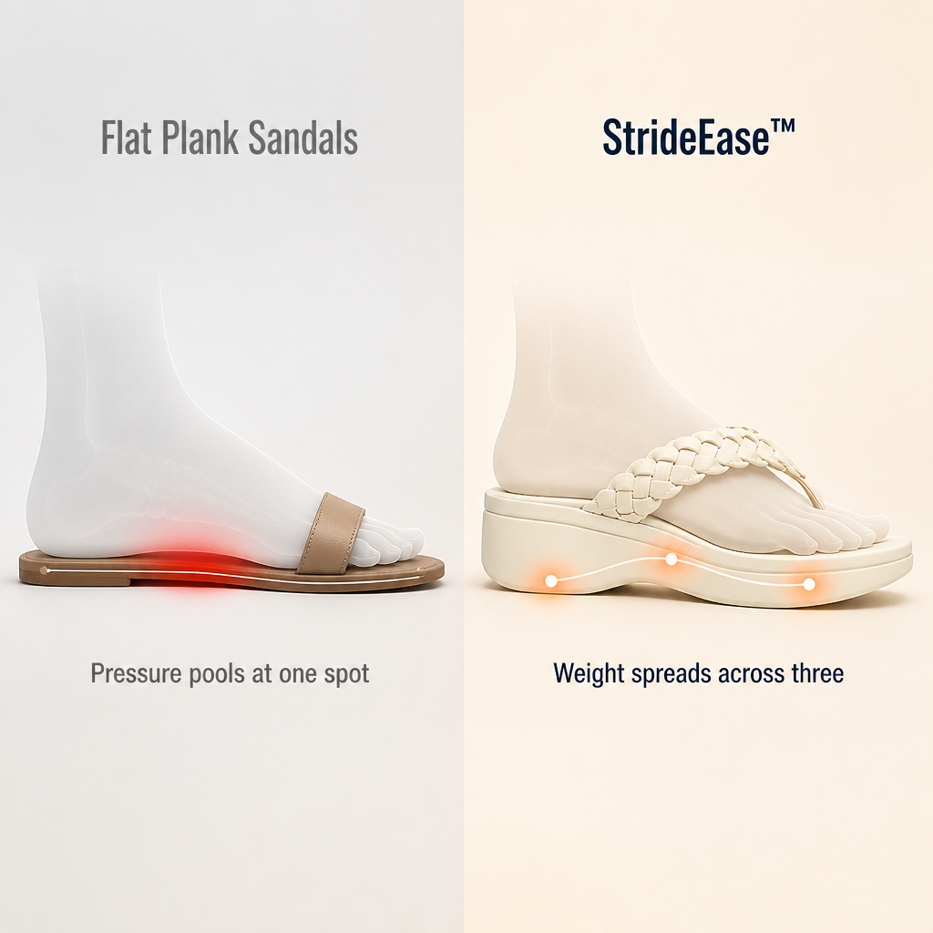 LuxeStride™ — All-Day Support That Lets You Own Every Step Pain-Free