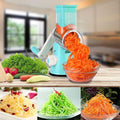 Rotary Grater for Vegetables | Cutting Drum Blades | Secure Non-Slip Suction Base | SliceCraft