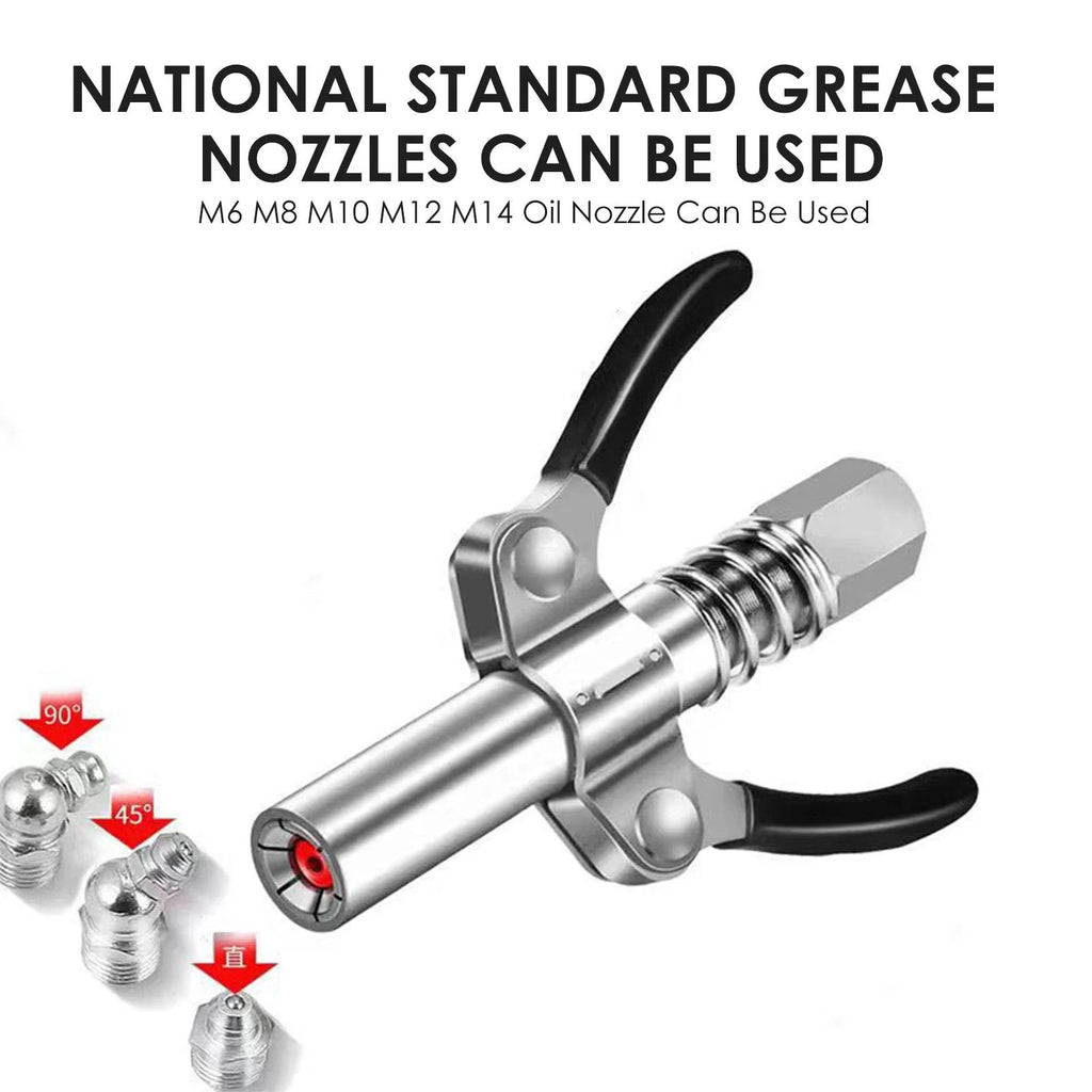 JetGrip™ Coupler — Command Your Grease Job with Speed, Precision, and Zero Mess