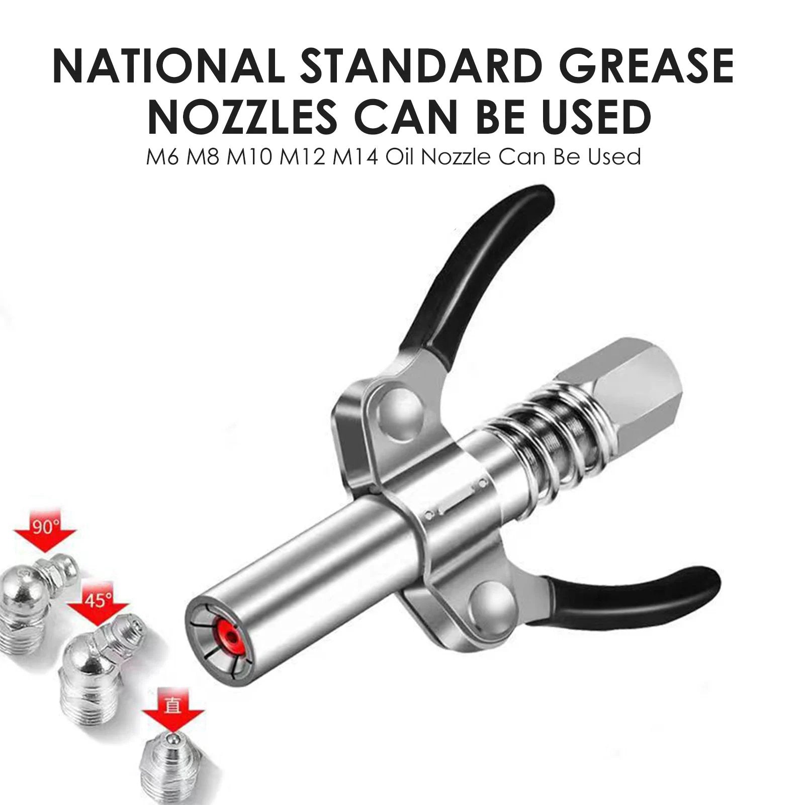 JetGrip™ Coupler — Command Your Grease Job with Speed, Precision, and Zero Mess