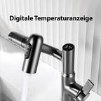 Kitchen Faucet 360° Rotation | Temperature Indicator | Adjustable Height | Aquova