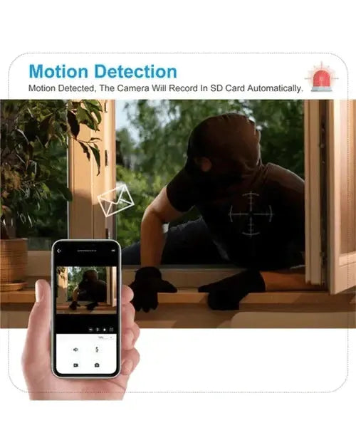 Surveillance Camera | Pan 360 Degrees | Motion Detection and Night Vision | HomeOrbit
