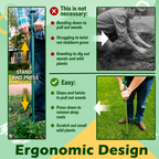 Root Remover Weed Extractor | Trident Attachment | Bend-Free | DeepGrip