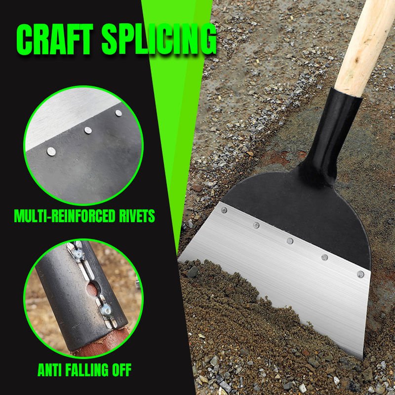 Multifunction Garden Shovel | Manganese Steel | Clear Weeds, Ice & Moss | ClearEdge