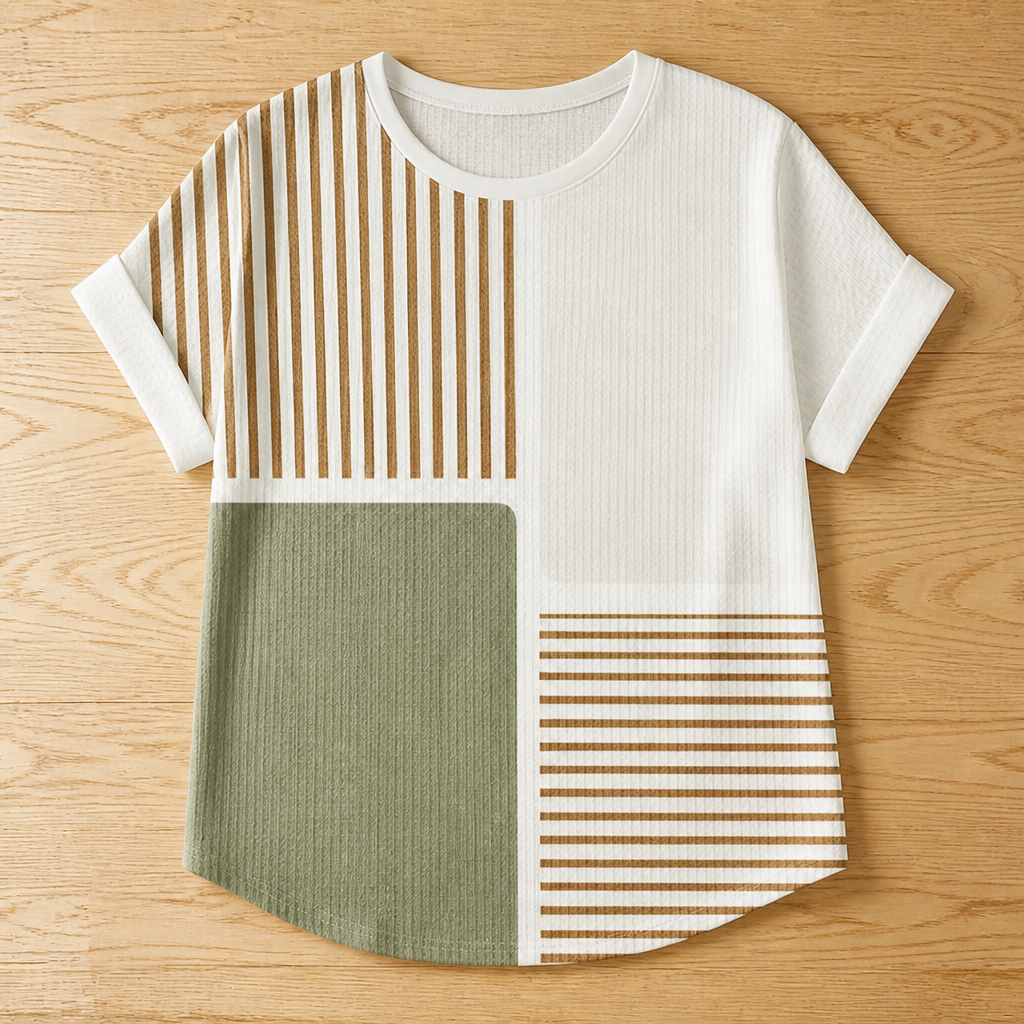 RadianceStripe™ — Feel Confident and Cool in Stripes That Celebrate Every Curve