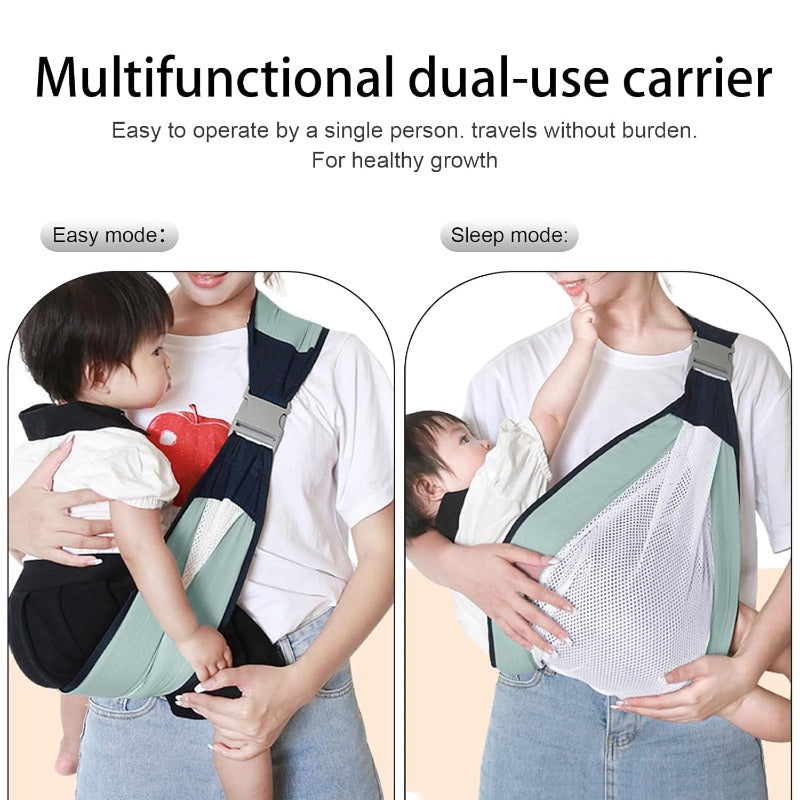 ZephraLuxe™ — Enjoy Effortless, Cool Comfort and Shoulder-Soothing Support Every Step with Your Baby