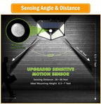 Solar-Powered IP65 Motion Sensor Light (100 LED)