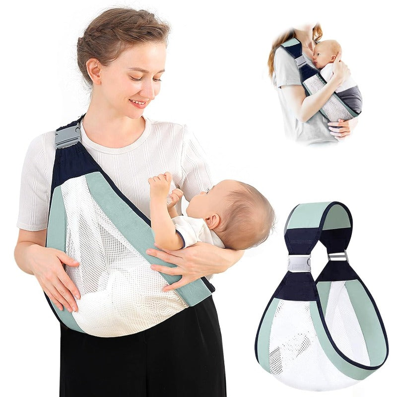 ZephraLuxe™ — Enjoy Effortless, Cool Comfort and Shoulder-Soothing Support Every Step with Your Baby