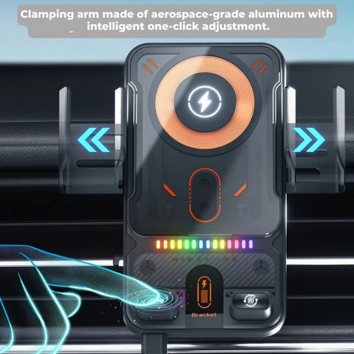 PowerNest™ — Lock In Safety and Power Your Phone Instantly for Stress-Free Driving