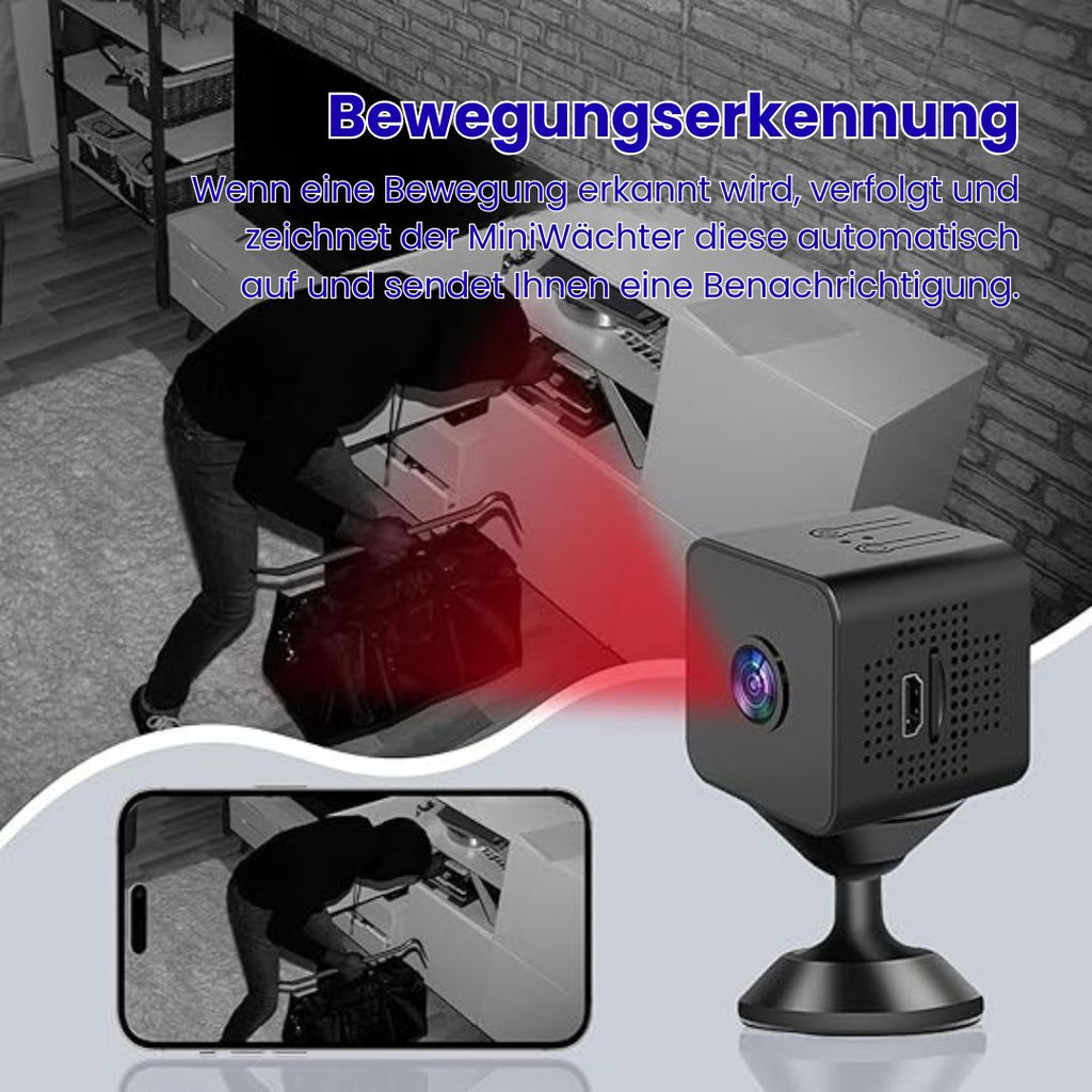 Mini Camera | Remote Monitoring Anywhere | Motion Detection and Night Vision | SafeOrbit