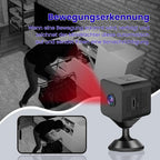 Mini Camera | Remote Monitoring Anywhere | Motion Detection and Night Vision | SafeOrbit