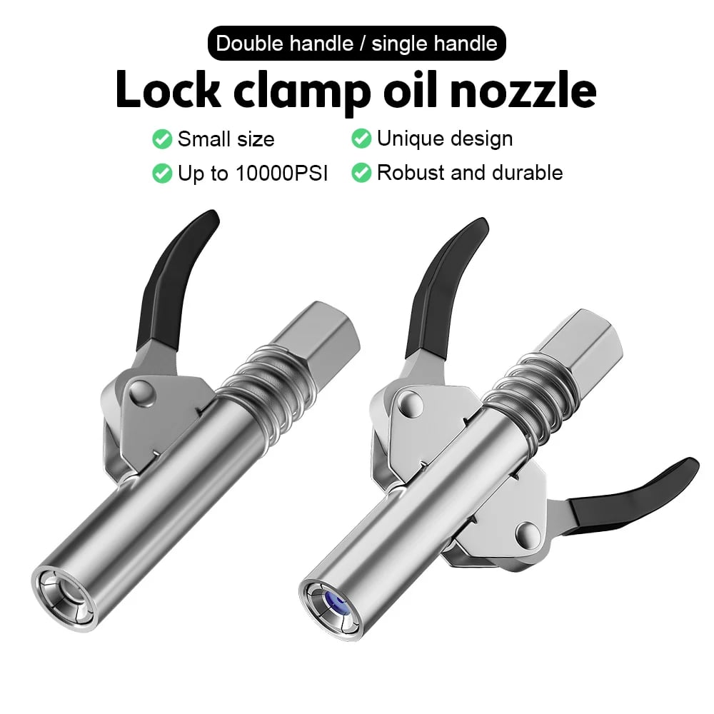 JetGrip™ Coupler — Command Your Grease Job with Speed, Precision, and Zero Mess