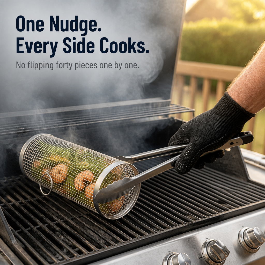 SearSphere™ — Keep Every Bite Perfectly Grilled and Hassle-Free