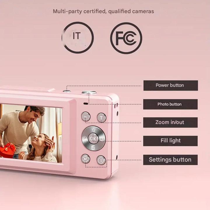 Digital Camera Vintage | Capture Retro Moments | One Click Use | RetroClick