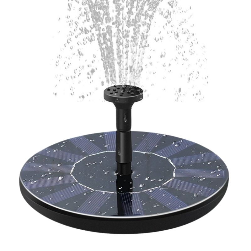 Floating Solar Water Fountain | 6 Fountain Jets | Pond, Birdbath & Garden | AquaRise