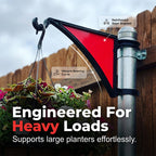 Fence Post Hook Metal | No-Tool Installation | Weather-Resistant | FenceHook