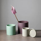 Flower Pot | Matte Finish | Includes Drainage Hole and Saucer | Nordic Pot