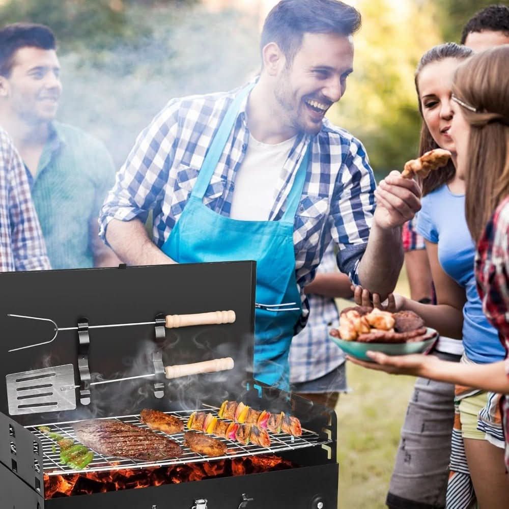 Foldable Steel Garden Grill | Powder-Coated BBQ | Garden & Camping | Foldfire