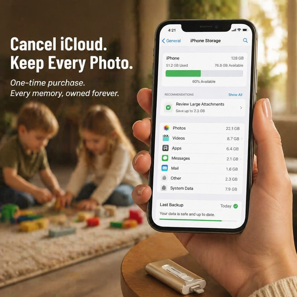 SnapVault™ — Instantly Save Every Memory Without Storage Limits or Tech Hassles
