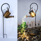 Garden Lamp Solar | Watering Can Shape | Soft Raindrop Light Display | GardenGlow