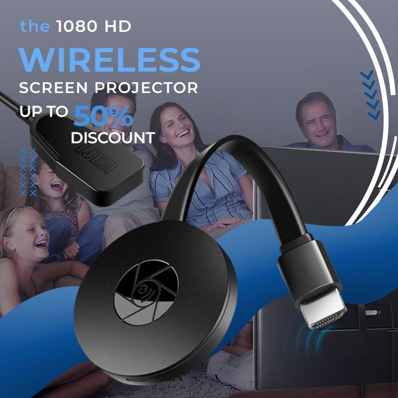 HDMI WiFi Projector | Full HD 1080P | AirPlay, Miracast & DLNA | MirraLink