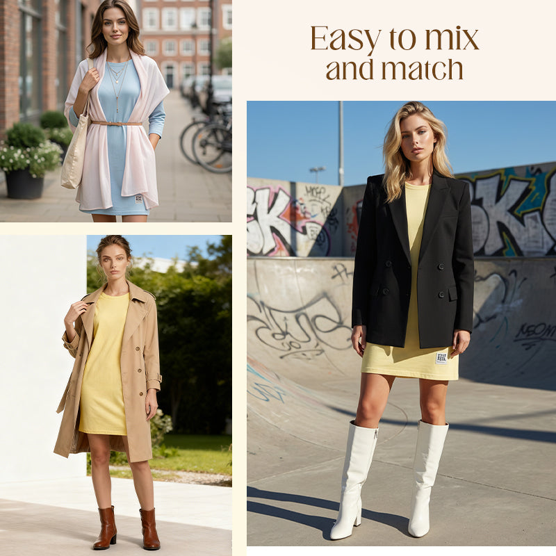 SereniFlow™ Dress — Experience All-Day Freedom and Effortless Elegance