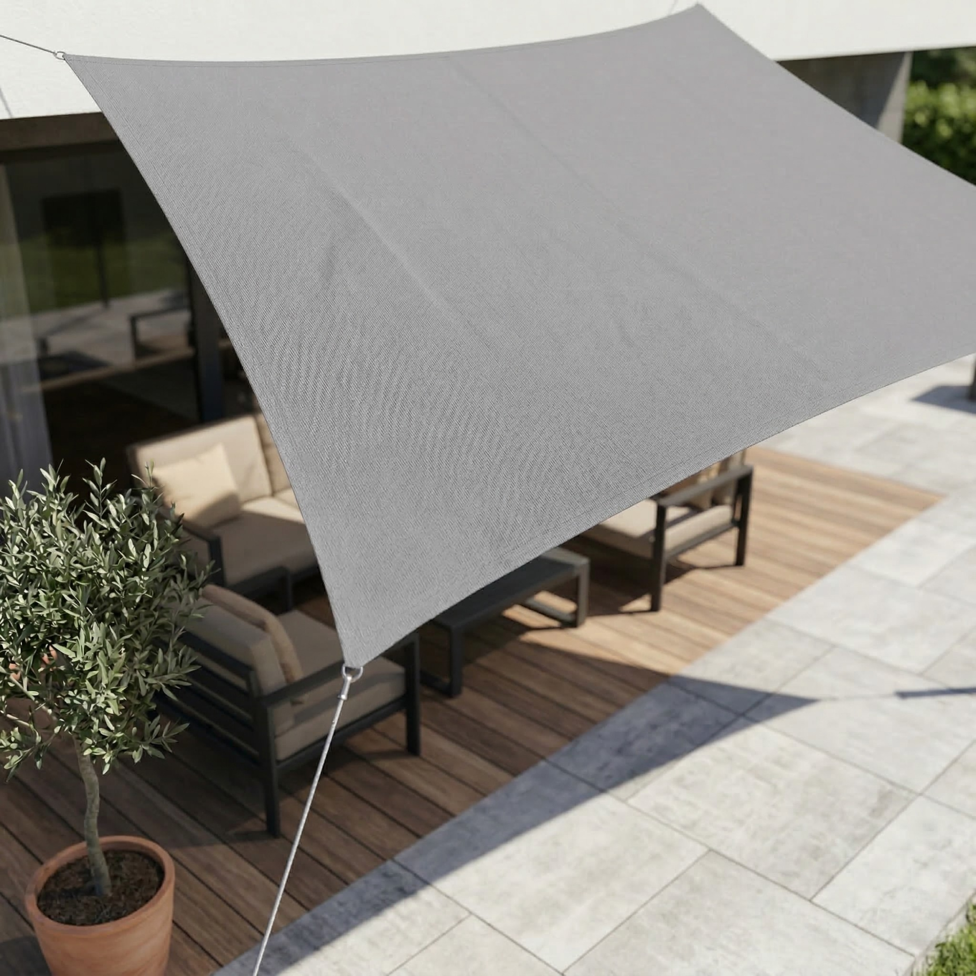 Rectangular Waterproof Sun Shade | Waterproof Outdoor Material | UV Defense | SkyCover