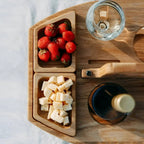 Picnic Table | Featuring Bottle and Glass Holder | Snack Storage | PicknickWerk