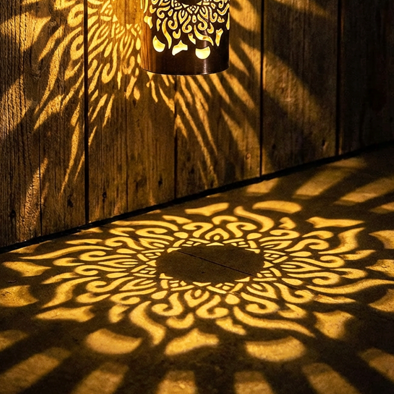 LumnaAura™ Solar Mandala Projector — Transform Your Nights into a Magical, Effortless Outdoor Escape
