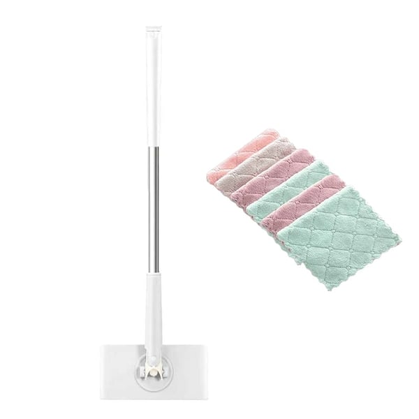 Floor Cleaner | Flat Mop with 360° Rotating Head | Touch-Free Pad Swap | MopMate