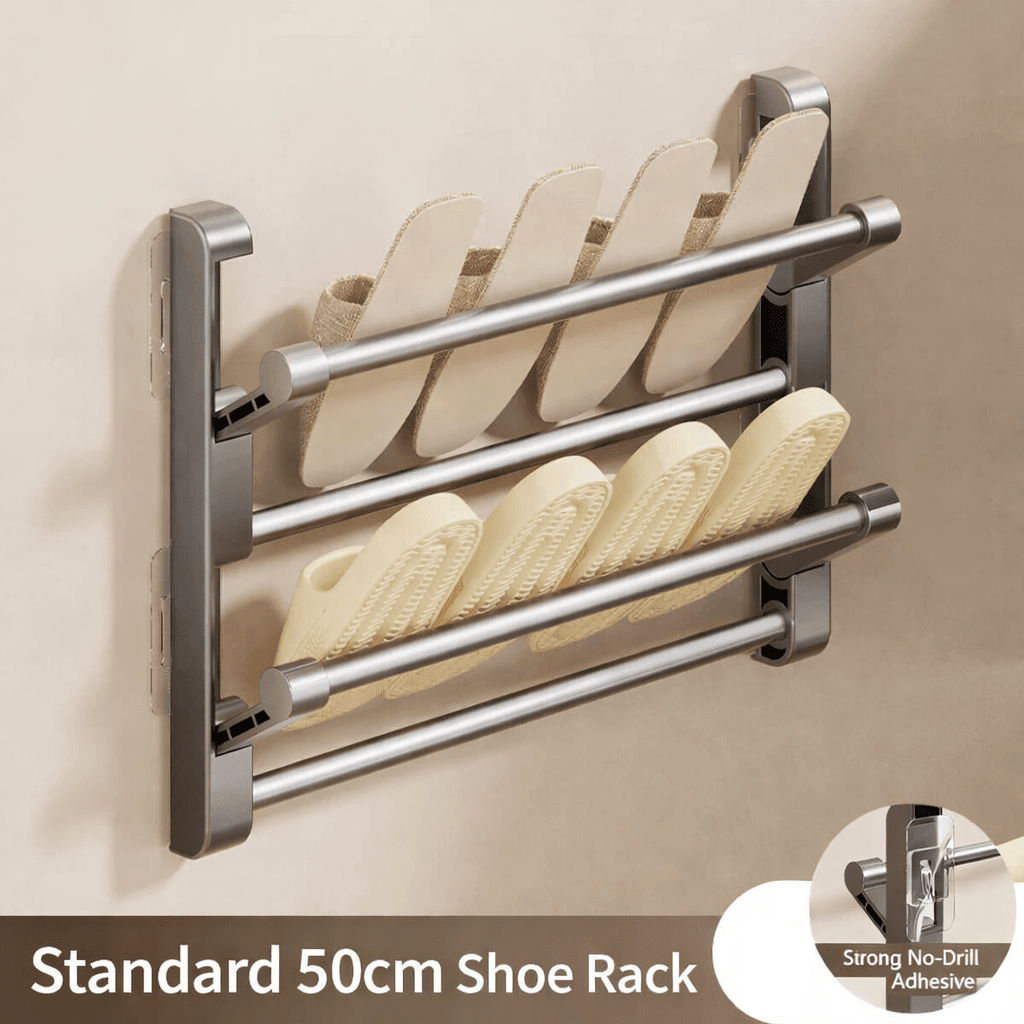 Wall-mounted Shoe Rack Plastic | Low-maintenance Material | Space-saving | ShoeLine