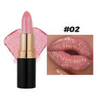 VivaLuxe™ Metallic Lip Shine — Unleash All-Day Radiance with Plush, Kiss-Proof Glamour
