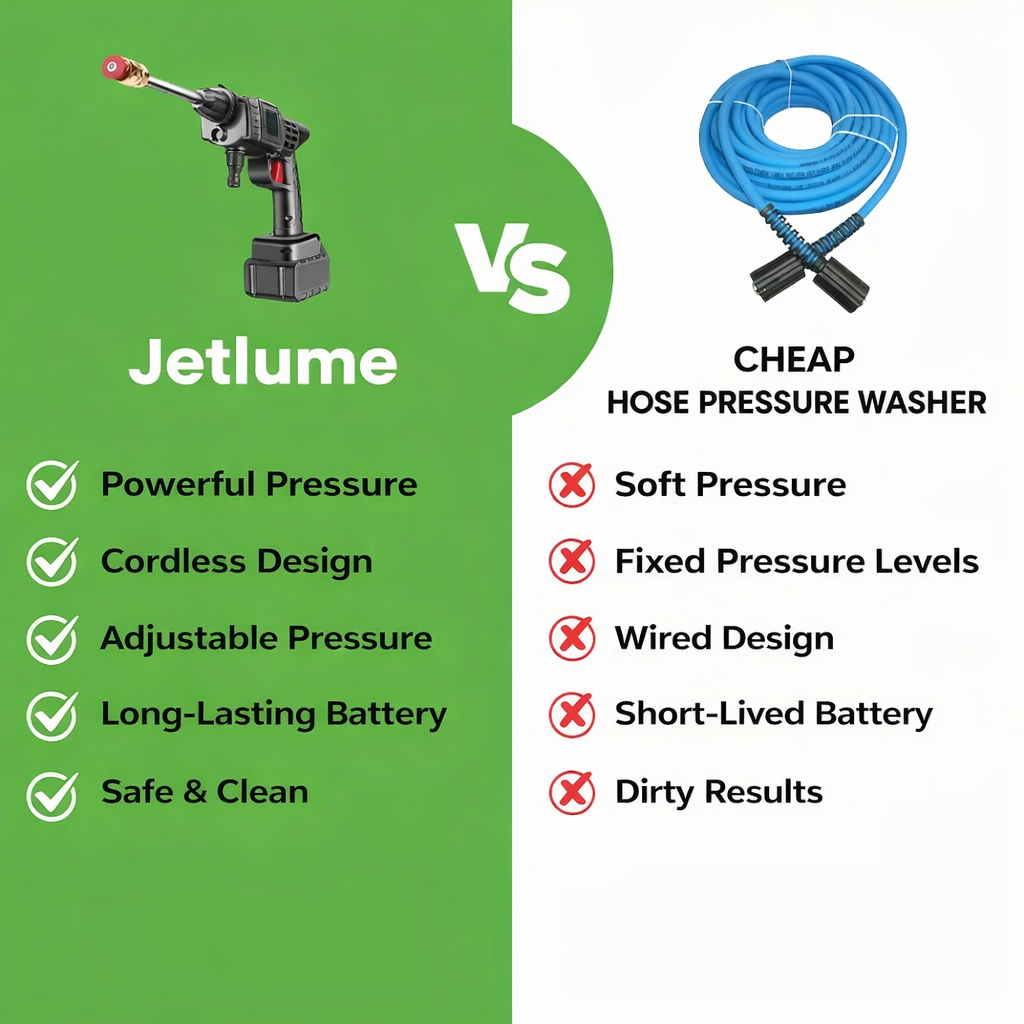 Surface Cleaner | Outdoor Portable Cleaner | Spray Power Adjustable | Jetlume